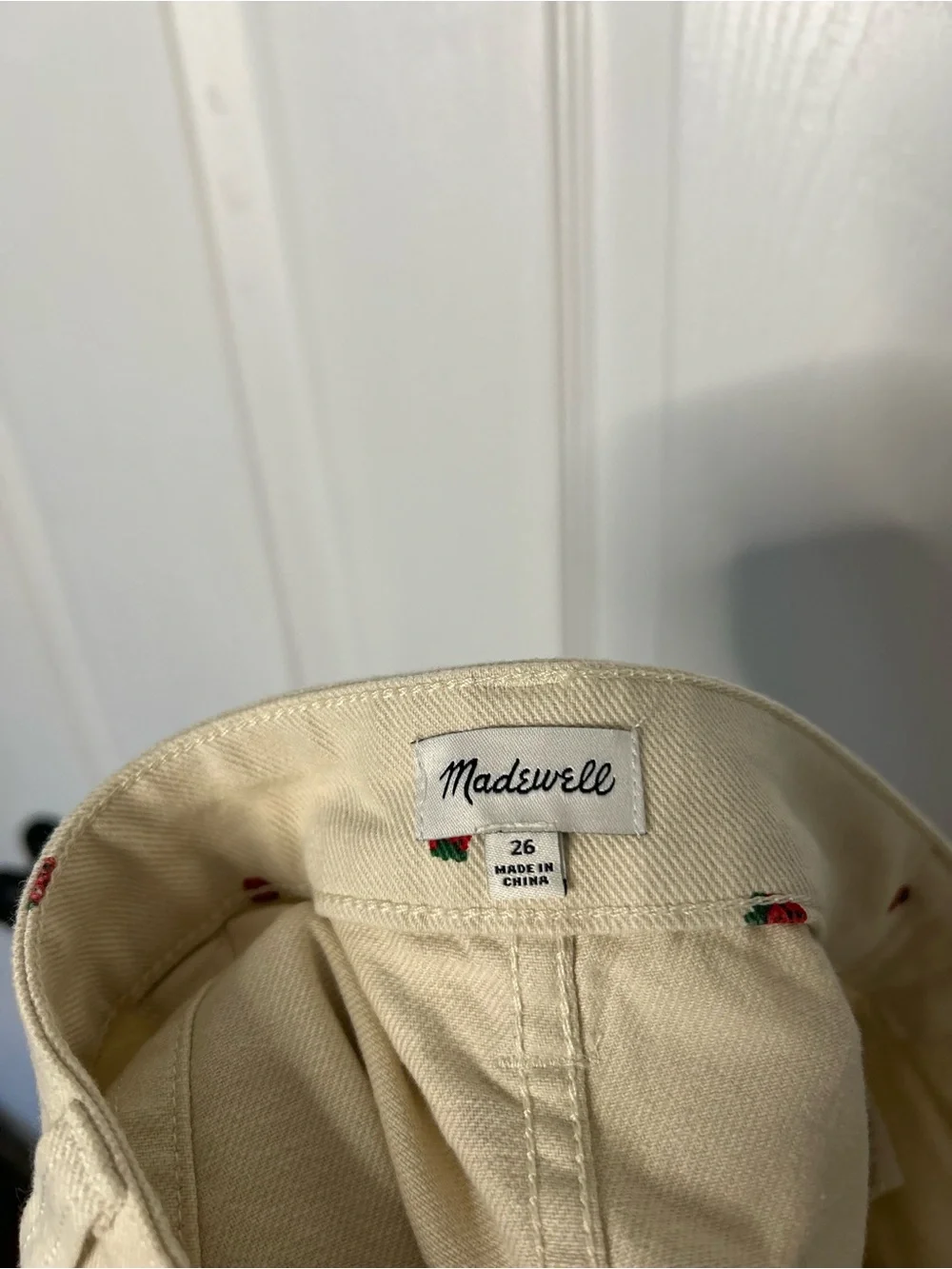 Madewell size 26